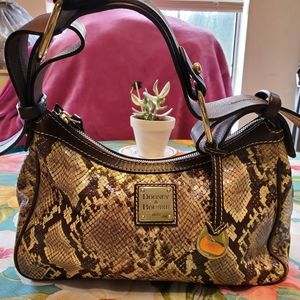 Dooney and Bourke python handbag